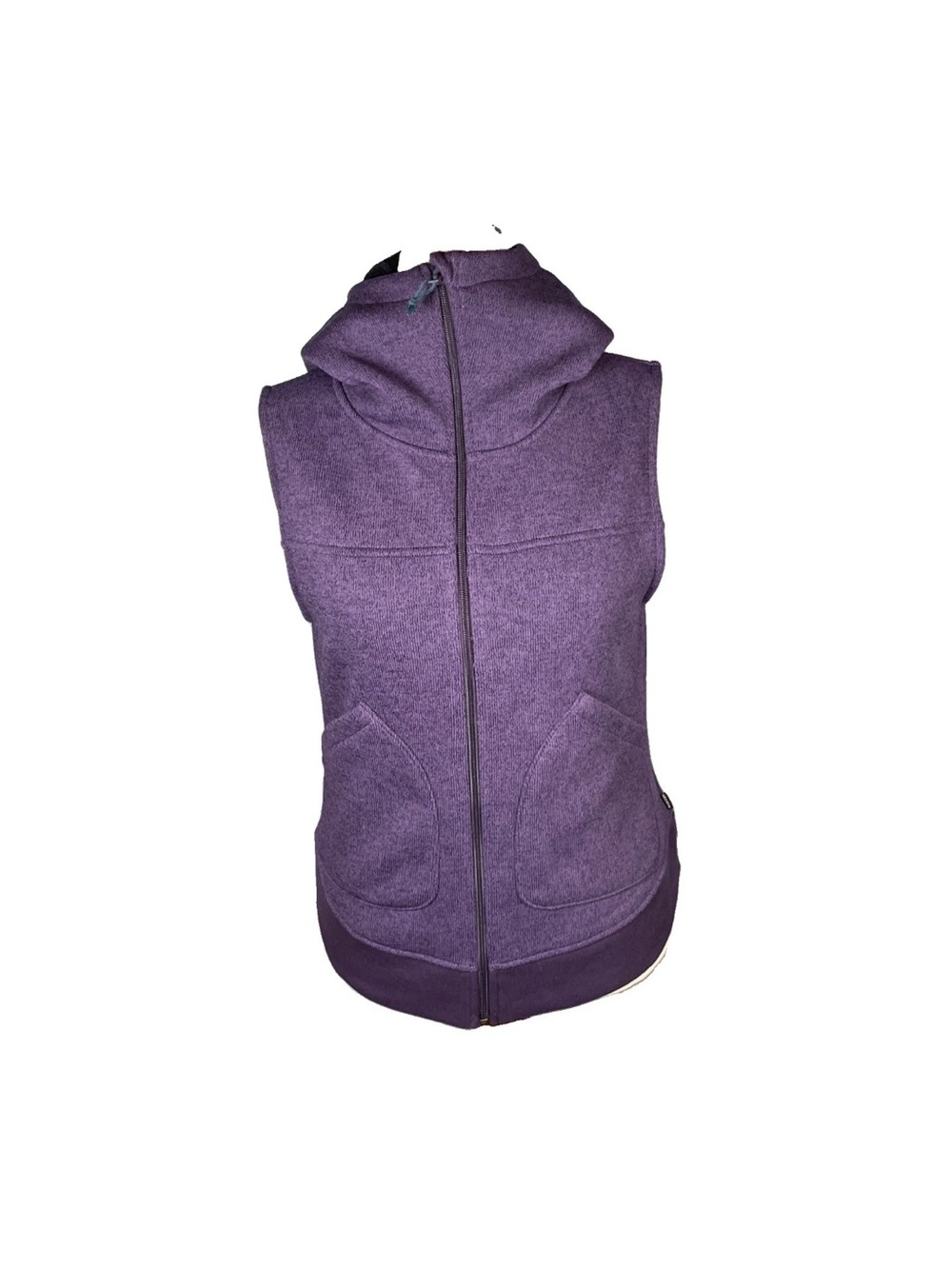 Burton Fleece Lined Hooded Minxy Vest Women's Size small purple snowboard ski